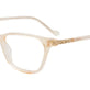 Beige Transp Prl Effect & Gold