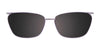 EasyClip EC618 Eyeglasses with Clip-on Sunglasses | Size 53 / Beige Transp Prl Effect & Gold