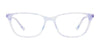 EasyClip EC618 Eyeglasses with Clip-on Sunglasses | Size 53 / Beige Transp Prl Effect & Gold