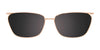 EasyClip EC618 Eyeglasses with Clip-on Sunglasses | Size 53 / Clip Only (Color №030)