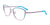 EasyClip EC619 Eyeglasses with Clip-on Sunglasses | Size 54 / Shiny Lt Lilac & Blue
