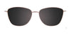 EasyClip EC619 Eyeglasses with Clip-on Sunglasses | Size 54 / Clip Only (Color №030)