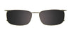 EasyClip EC620 Eyeglasses with Clip-on Sunglasses | Size 56 / Dark Blue & Blue