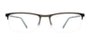 EasyClip EC620 Eyeglasses with Clip-on Sunglasses | Size 56 / Dark Blue & Blue