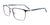 EasyClip EC621 Eyeglasses with Clip-on Sunglasses | Size 55 / Blue & Steel