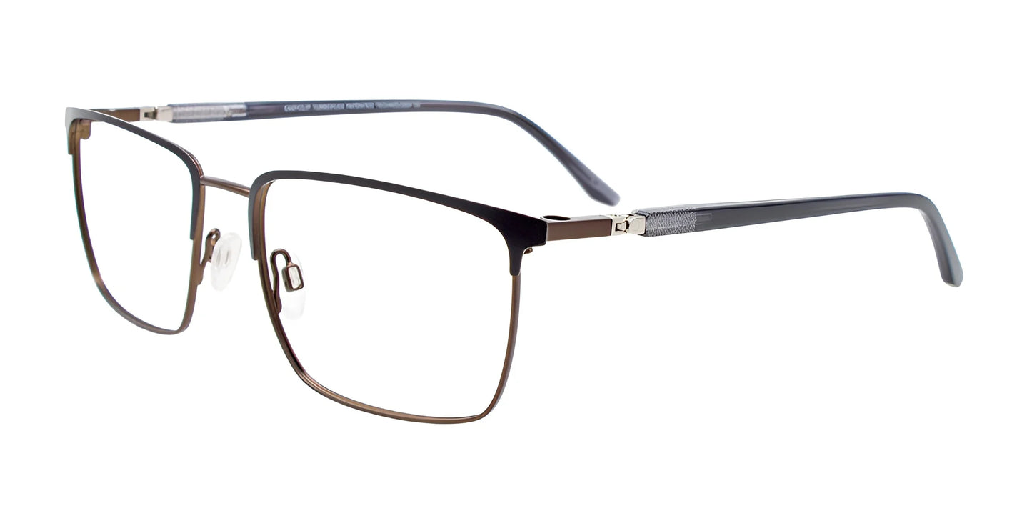 EasyClip EC621 Eyeglasses Black & Dark Steel