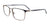 EasyClip EC621 Eyeglasses with Clip-on Sunglasses | Size 55 / Black & Dark Steel