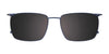 EasyClip EC621 Eyeglasses with Clip-on Sunglasses | Size 55 / Clip Only (Color №050)