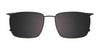 EasyClip EC621 Eyeglasses with Clip-on Sunglasses | Size 55 / Clip Only (Color №090)