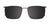 EasyClip EC621 Eyeglasses with Clip-on Sunglasses | Size 55 / Clip Only (Color №090)
