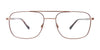 EasyClip EC623 Eyeglasses with Clip-on Sunglasses | Size 58 / Dark Steel & Black