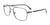 EasyClip EC623 Eyeglasses with Clip-on Sunglasses | Size 58 / Dark Steel & Black