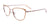 EasyClip EC624 Eyeglasses with Clip-on Sunglasses | Size 53 / Light Copper & Light Lilac