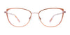 EasyClip EC624 Eyeglasses with Clip-on Sunglasses | Size 53 / Black & Light Purple