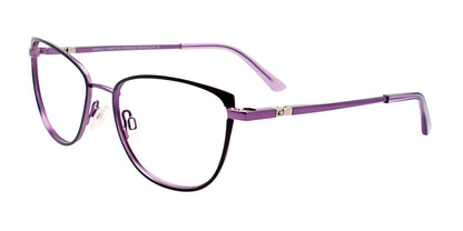 EasyClip EC624 Eyeglasses Black & Light Purple