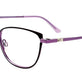 Black & Light Purple