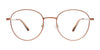 EasyClip EC625 Eyeglasses with Clip-on Sunglasses | Size 51 / Light Brown & Steel