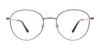EasyClip EC625 Eyeglasses with Clip-on Sunglasses | Size 51 / Light Brown & Steel