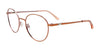EasyClip EC625 Eyeglasses with Clip-on Sunglasses | Size 51 / Light Copper & Light Lilac