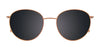 EasyClip EC625 Eyeglasses with Clip-on Sunglasses | Size 51 / Light Brown & Steel