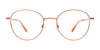 EasyClip EC625 Eyeglasses with Clip-on Sunglasses | Size 51 / Light Brown & Steel