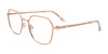 EasyClip EC626 Eyeglasses with Clip-on Sunglasses | Size 51 / Satin Pink Gold