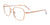 EasyClip EC626 Eyeglasses with Clip-on Sunglasses | Size 51 / Satin Pink Gold