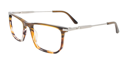 EasyClip EC627 Eyeglasses Brown & Tortise / Steel