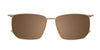 EasyClip EC627 Eyeglasses with Clip-on Sunglasses | Size 50 / Clip Only (Color №010)