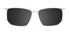 EasyClip EC627 Eyeglasses with Clip-on Sunglasses | Size 50 / Clip Only (Color №015)