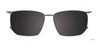 EasyClip EC627 Eyeglasses with Clip-on Sunglasses | Size 50 / Clip Only (Color №050)