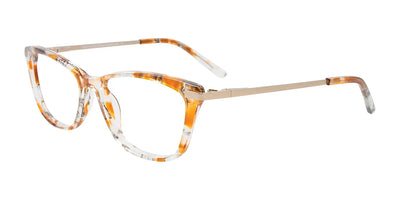 EasyClip EC628 Eyeglasses with Clip-on Sunglasses | Size 50