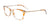 EasyClip EC628 Eyeglasses with Clip-on Sunglasses | Size 50 / Amber & Grey & Crystal/Sat Gold