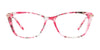 EasyClip EC628 Eyeglasses with Clip-on Sunglasses | Size 50 / Amber & Grey & Crystal/Sat Gold
