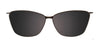 EasyClip EC628 Eyeglasses with Clip-on Sunglasses | Size 50 / Clip Only (Color №030)
