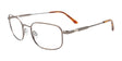 EasyClip EC629 Eyeglasses with Clip-on Sunglasses Tortoise