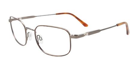 EasyClip EC629 Eyeglasses with Clip-on Sunglasses Tortoise