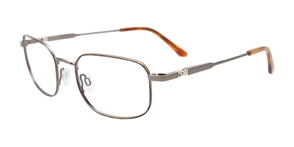 EasyClip EC629 Eyeglasses with Clip-on Sunglasses Tortoise