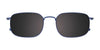EasyClip EC629 Eyeglasses with Clip-on Sunglasses | Size 51 / Blue