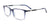 EasyClip EC630 Eyeglasses with Clip-on Sunglasses | Size 50 / Crystal Blue Gradient