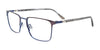 EasyClip EC631 Eyeglasses with Clip-on Sunglasses | Size 50 / Dark Grey