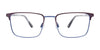 EasyClip EC631 Eyeglasses with Clip-on Sunglasses | Size 50 / Black