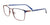 EasyClip EC631 Eyeglasses with Clip-on Sunglasses | Size 50 / Dark Blue