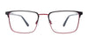EasyClip EC631 Eyeglasses with Clip-on Sunglasses | Size 50 / Black