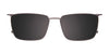 EasyClip EC631 Eyeglasses with Clip-on Sunglasses | Size 50 / Clip Only (Color №020)