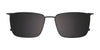 EasyClip EC631 Eyeglasses with Clip-on Sunglasses | Size 50 / Clip Only (Color №090)