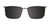EasyClip EC631 Eyeglasses with Clip-on Sunglasses | Size 50 / Clip Only (Color №090)