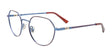 EasyClip EC632 Eyeglasses Brown & Satin Blue