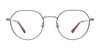 EasyClip EC632 Eyeglasses | Size 47 / Blue & Satin Green