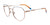 EasyClip EC633 Eyeglasses with Clip-on Sunglasses | Size 51 / Satin Gold & Blue Tortoise